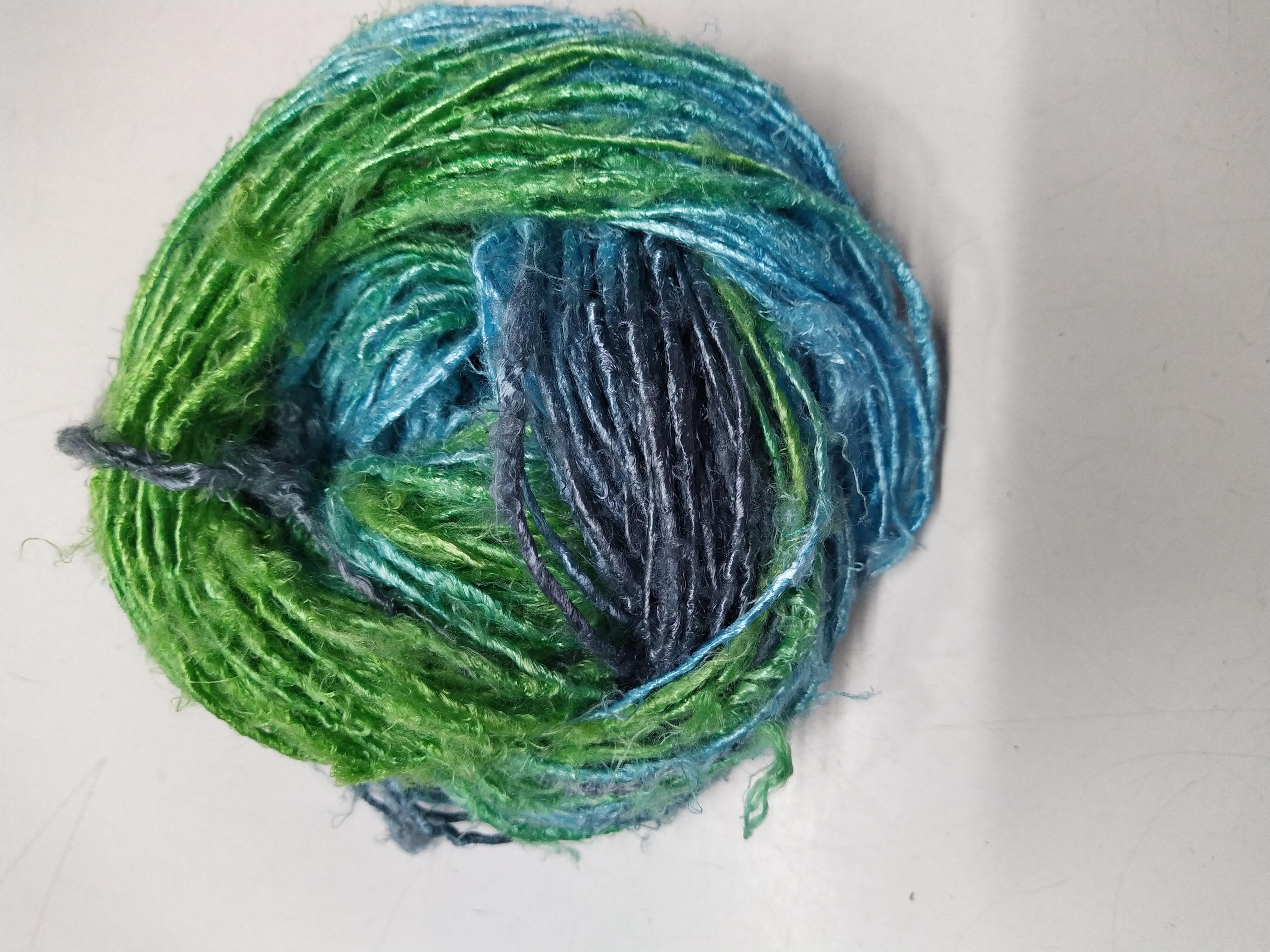 Recycled Banana silk yarn (7)
